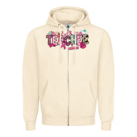 Sandshell cancer awareness teacher Zipper Hoodie - NancyCooperArtShop