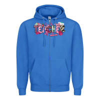 True Royal cancer awareness teacher Zipper Hoodie - NancyCooperArtShop