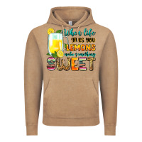 When Life Gives You Lemons Make Someting Sweet Vintage Hoodie | Teevron