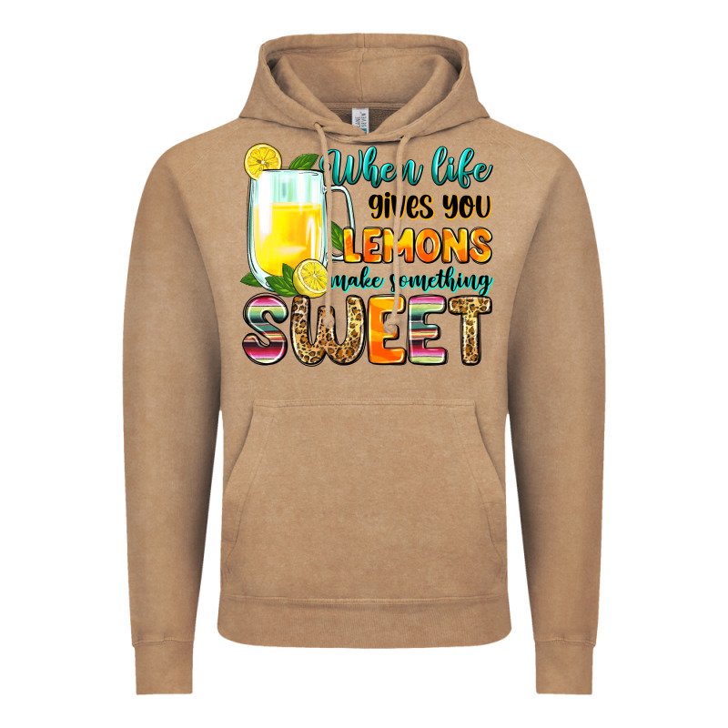 When Life Gives You Lemons Make Someting Sweet Vintage Hoodie by Zillion Design Studio | Teevron