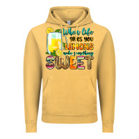 Vintage Mustard when life gives you lemons make someting sweet Vintage Hoodie - Zillion Design Studio
