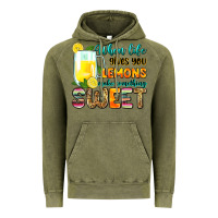 Vintage Olive when life gives you lemons make someting sweet Vintage Hoodie - Zillion Design Studio