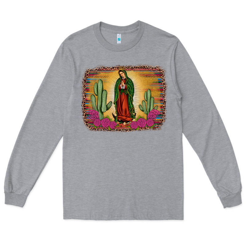 Western Our Lady Of Guadalupe Long Sleeve Tee by JahusDesignShop | Teevron