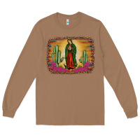 Toasted Coconut western our lady of guadalupe Long Sleeve Tee - JahusDesignShop