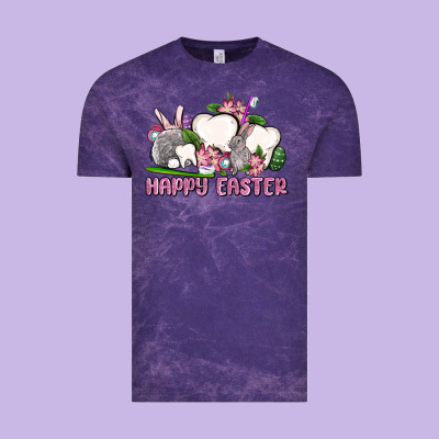 Happy Easter Teeth Vintage Tee Designed By Oliviacreatesart
