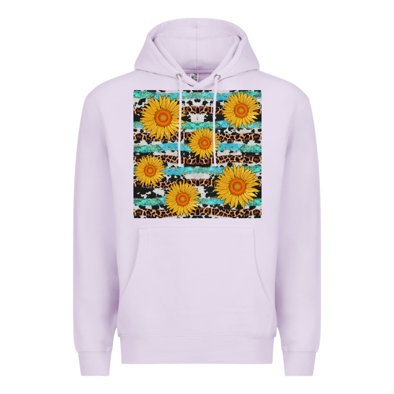 Sunflower Western Seamless Revize Premium Hoodie by AdoDesignShop | Teevron