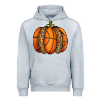 Heather Grey Basketball Pumpkin Urban Hoodie - texasbilliewilder