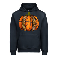 Navy Basketball Pumpkin Urban Hoodie - texasbilliewilder