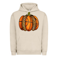 Pigment French Oak Basketball Pumpkin Urban Hoodie - texasbilliewilder