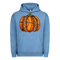 Pigment Pebble Blue Basketball Pumpkin Urban Hoodie - texasbilliewilder
