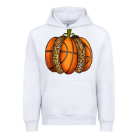 White Basketball Pumpkin Urban Hoodie - texasbilliewilder