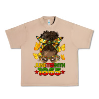 Burro juneteenth 1865 afro bun Urban Heavy Tee - HRA Design Shop