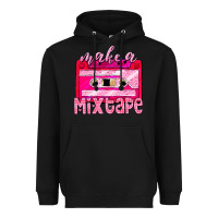 Black make a mixtape cassette Heavyweight Hoodie - NancyCooperArtShop