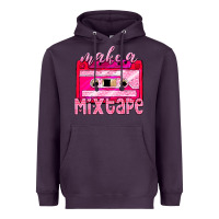 Plum make a mixtape cassette Heavyweight Hoodie - NancyCooperArtShop