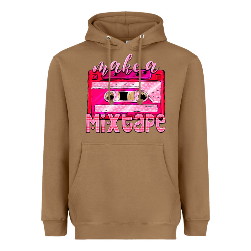 Make A Mixtape Cassette Heavyweight Hoodie by NancyCooperArtShop | Teevron