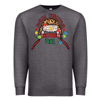 Charcoal Heather merry christmas shitter s full Premium Sweatshirt - MaliasSmallBusiness