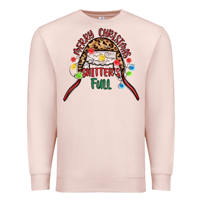 Merry Christmas Shitter S Full Premium Sweatshirt by MaliasSmallBusiness | Teevron