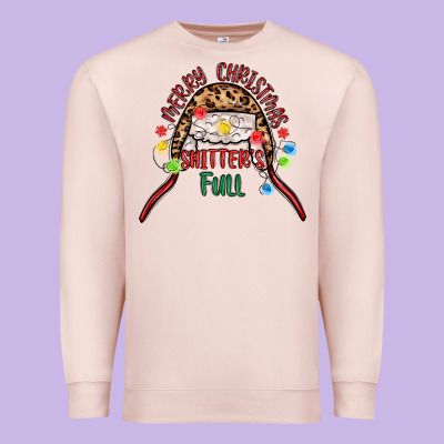 Merry Christmas Shitter S Full Premium Sweatshirt Designed By Maliassmallbusiness