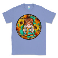 Colony Blue fall gnomes round earrings 2 Classic Tee - Artiststas