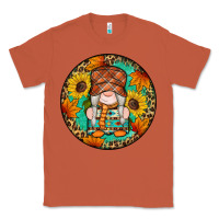 Copper fall gnomes round earrings 2 Classic Tee - Artiststas
