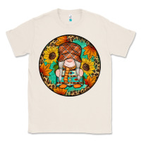 Natural fall gnomes round earrings 2 Classic Tee - Artiststas