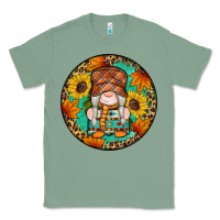 Sage fall gnomes round earrings 2 Classic Tee - Artiststas