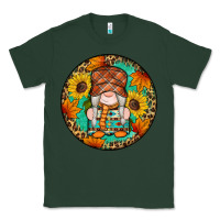 Sports Green fall gnomes round earrings 2 Classic Tee - Artiststas