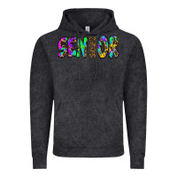 Vintage Black senior 2022 tie die leopard Vintage Hoodie - RanaPortraitStore