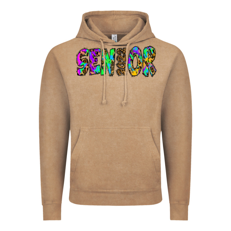 Senior 2022 Tie Die Leopard Vintage Hoodie by RanaPortraitStore | Teevron