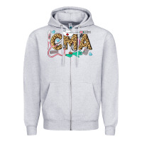 Heather Grey Western Certified Medical Assistant Zipper Hoodie - LillyAllenDesigns
