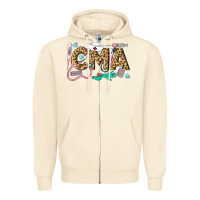 Sandshell Western Certified Medical Assistant Zipper Hoodie - LillyAllenDesigns