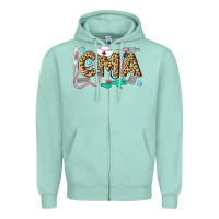 Seafoam Western Certified Medical Assistant Zipper Hoodie - LillyAllenDesigns