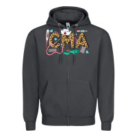 Smoke Western Certified Medical Assistant Zipper Hoodie - LillyAllenDesigns