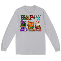 Moon Dust happy hallothanksmas with cupcakes Long Sleeve Tee - AdoDesignShop