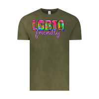 Vintage Olive lgbtq friendly Vintage Tee - HRA Design Shop