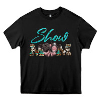 Black show mom pigs Heavy Core Tee - Artiststas