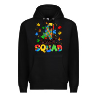 Black support squad Premium Hoodie - Artiststas
