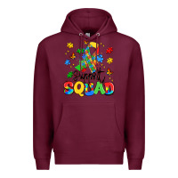 Burgundy support squad Premium Hoodie - Artiststas