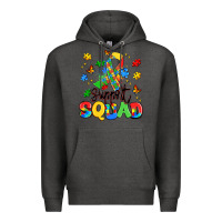 Charcoal Heather support squad Premium Hoodie - Artiststas