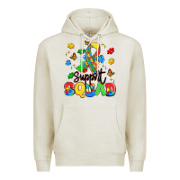 Oatmeal Heather support squad Premium Hoodie - Artiststas