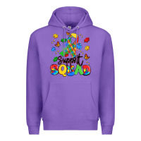 Purple support squad Premium Hoodie - Artiststas