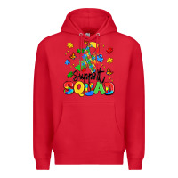 Red support squad Premium Hoodie - Artiststas