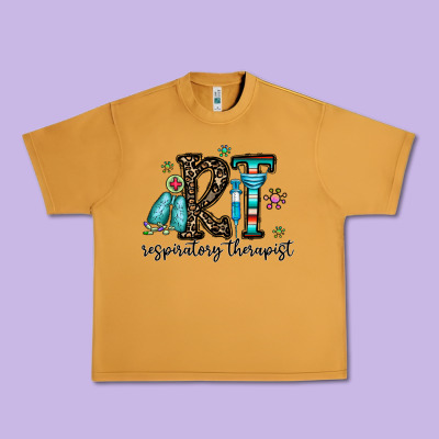 Rt Respiraory Therapist Urban Heavy Tee Designed By Cowhidedigitalart