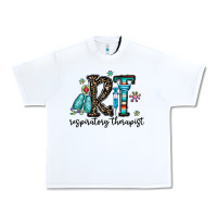 White rt respiraory therapist Urban Heavy Tee - CowhideDigitalArt