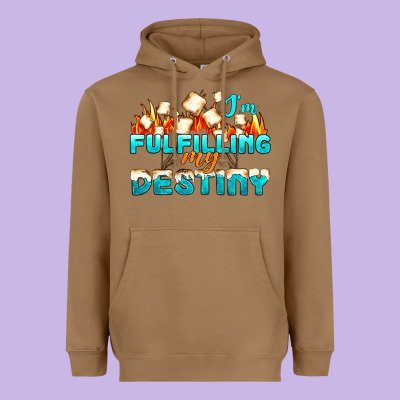Camp Im Fulfilling My Destiny Heavyweight Hoodie Designed By Nancycooperartshop
