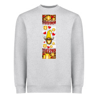 Heather Grey softball football penwraps Heavyweight Sweatshirt - HRA Design Shop