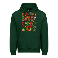 Forest Green I'm the sassy on the elf Urban Hoodie - NancyCooperArtShop