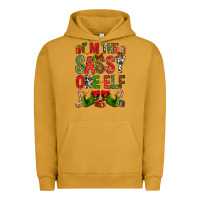 Pigment Peanut Butter I'm the sassy on the elf Urban Hoodie - NancyCooperArtShop