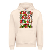 Sandshell I'm the sassy on the elf Urban Hoodie - NancyCooperArtShop