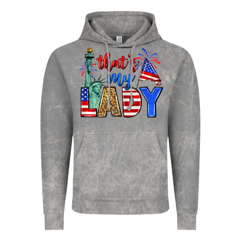That's My Lady 4th Of July Vintage Hoodie by Zillion Design Studio | Teevron